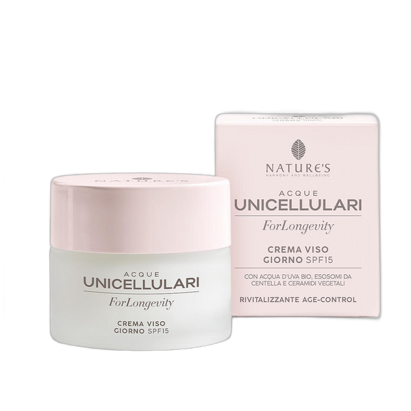 Nature's Acque Unicellulari ForLongevity SPF 15 - Дневен крем за лице SPF 15