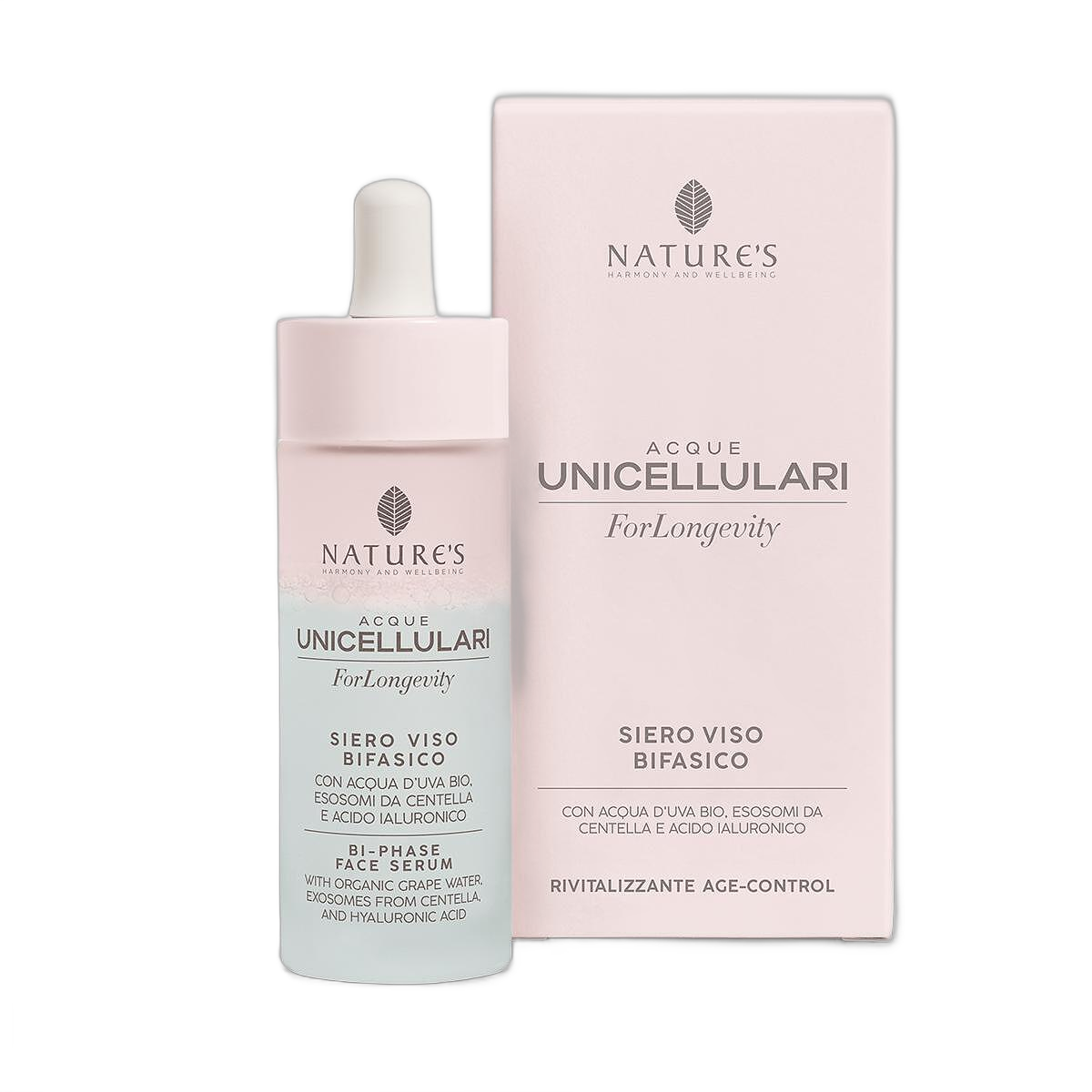 Nature's Acque Unicellulari ForLongevity Bi-phase serum – Bi-phase facial serum