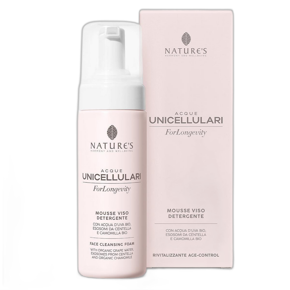 Nature's Acque Unicellulari ForLongevity Face cleansing foam - Почистващa пяна за лице