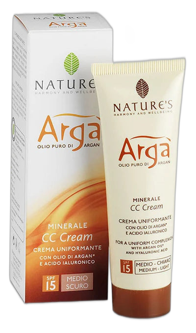 Nature's Argà Minerale CC Cream – Изравняващ СС крем за лице
