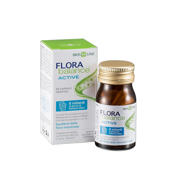 Bios Line FloraBalance Active – Probiotic food supplement for intestinal balance