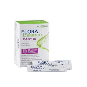 Bios Line FloraBalance Fast 16 – Probiotic food supplement for rapid intestinal balance