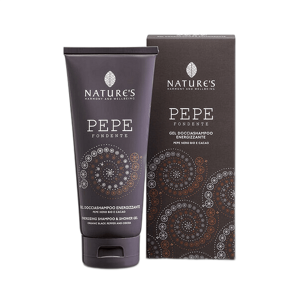 Nature's Pepe Fondente Energizing Shampoo & Shower Gel – Energizing 2-in-1 Shampoo & Shower Gel