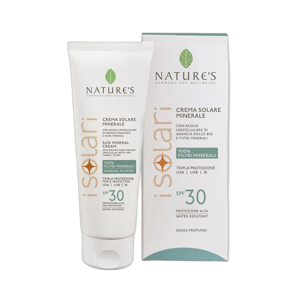 Nature's iSolari Mineral Sun Cream SPF30 – Минерален слънцезащитен крем за лице и тяло SPF 30
