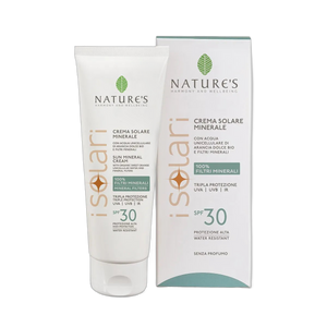Nature's iSolari Mineral Sun Cream SPF30 – Mineral sun cream for face and body SPF 30