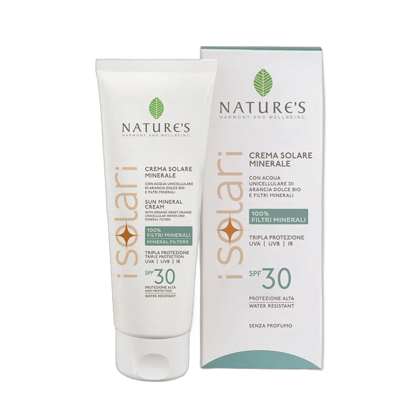 Nature's iSolari Mineral Sun Cream SPF30 – Mineral sun cream for face and body SPF 30