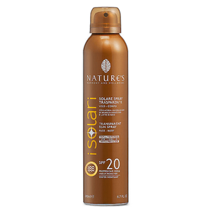 Nature's iSolari Transparent Sun Spray SPF 20 Прозрачен слънцезащитен спрей SPF 20