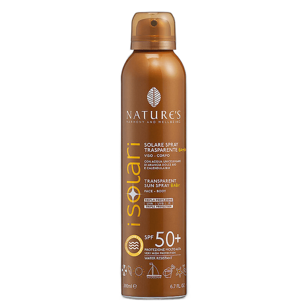 Nature's iSolari Transparent Sun Spray Children SPF50+ – Прозрачен слънцезащитен спрей за деца SPF 50+