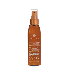 Nature's iSolari Solar Oil SPF15 - Sun protection dry oil for a radiant tan SPF 15